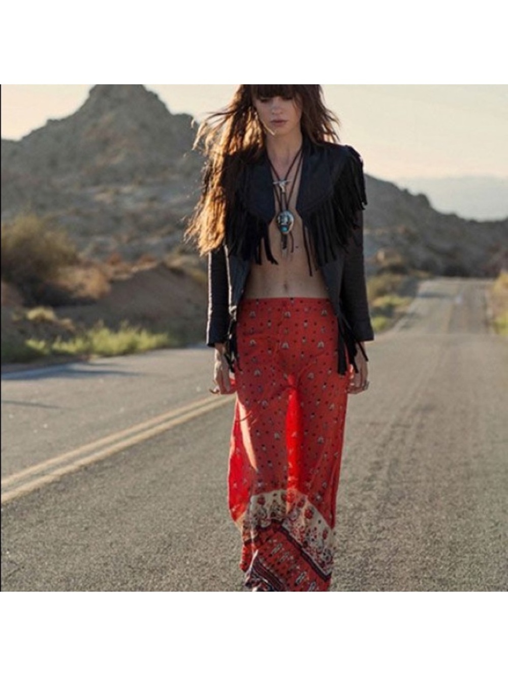 EUC vintage Spell Desert wanderer skirt